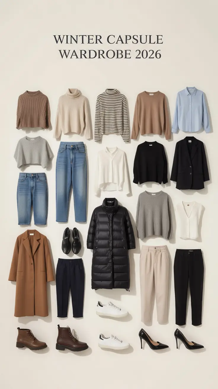 Capsule Wardrobe Outfit Ideas 2026: Minimalist Looks for Effortless Style