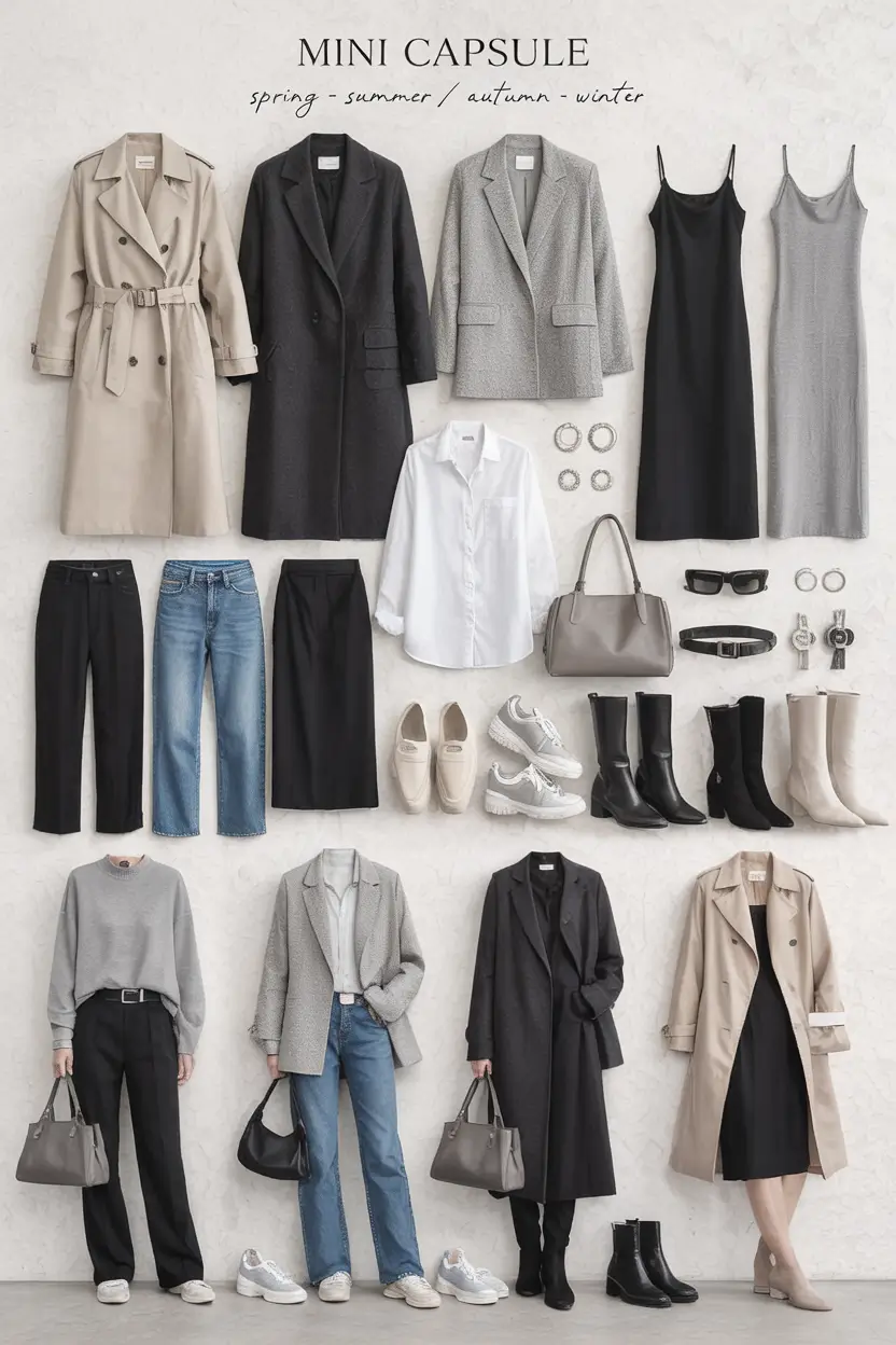 Capsule Wardrobe Outfit Ideas 2026: Minimalist Looks for Effortless Style