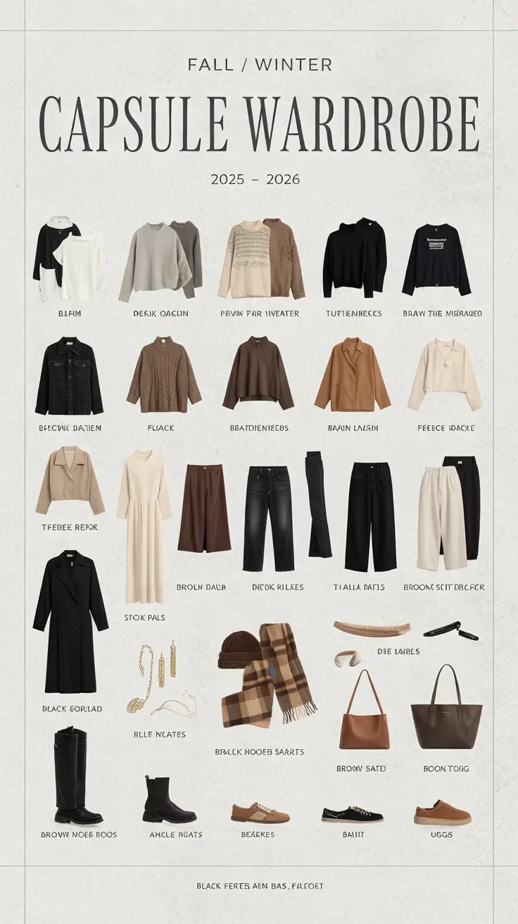 Capsule Wardrobe Outfit Ideas 2026: Minimalist Looks for Effortless Style