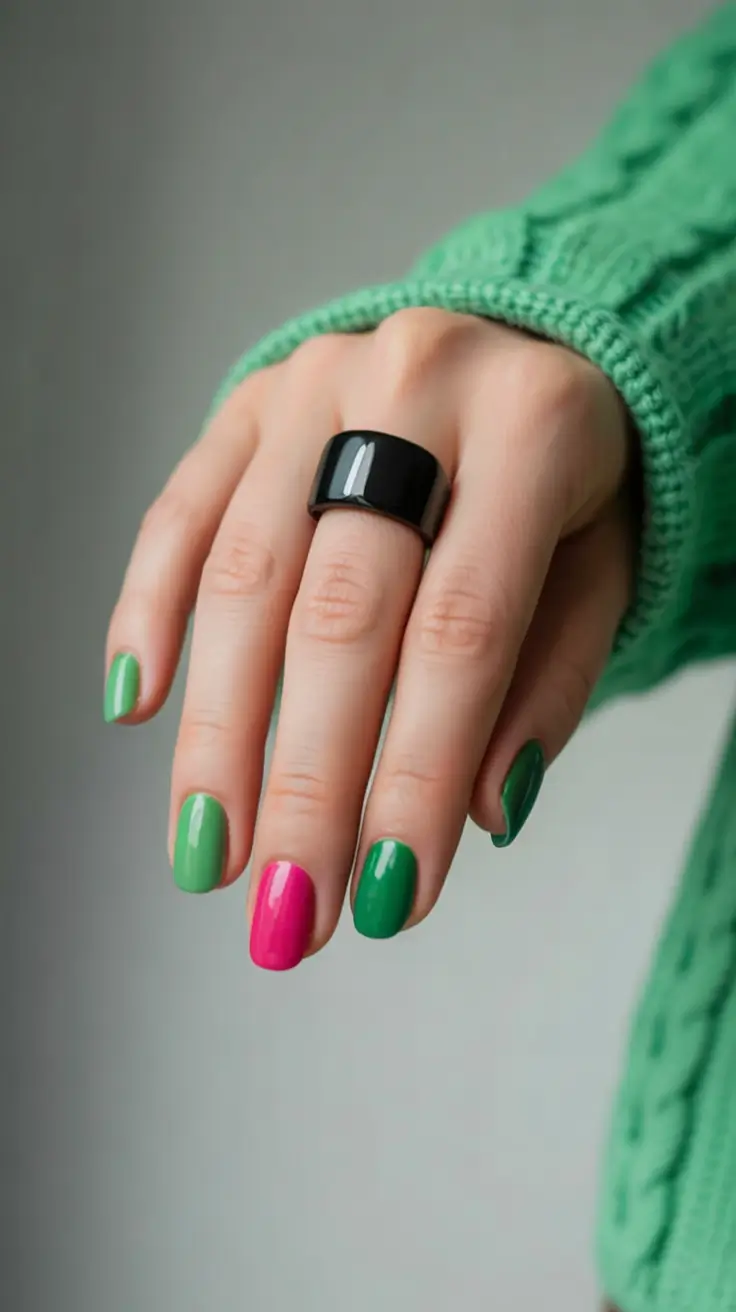 Spring Nails Color Ideas 2026: Fresh Two-Color & Solid Spring Manicures