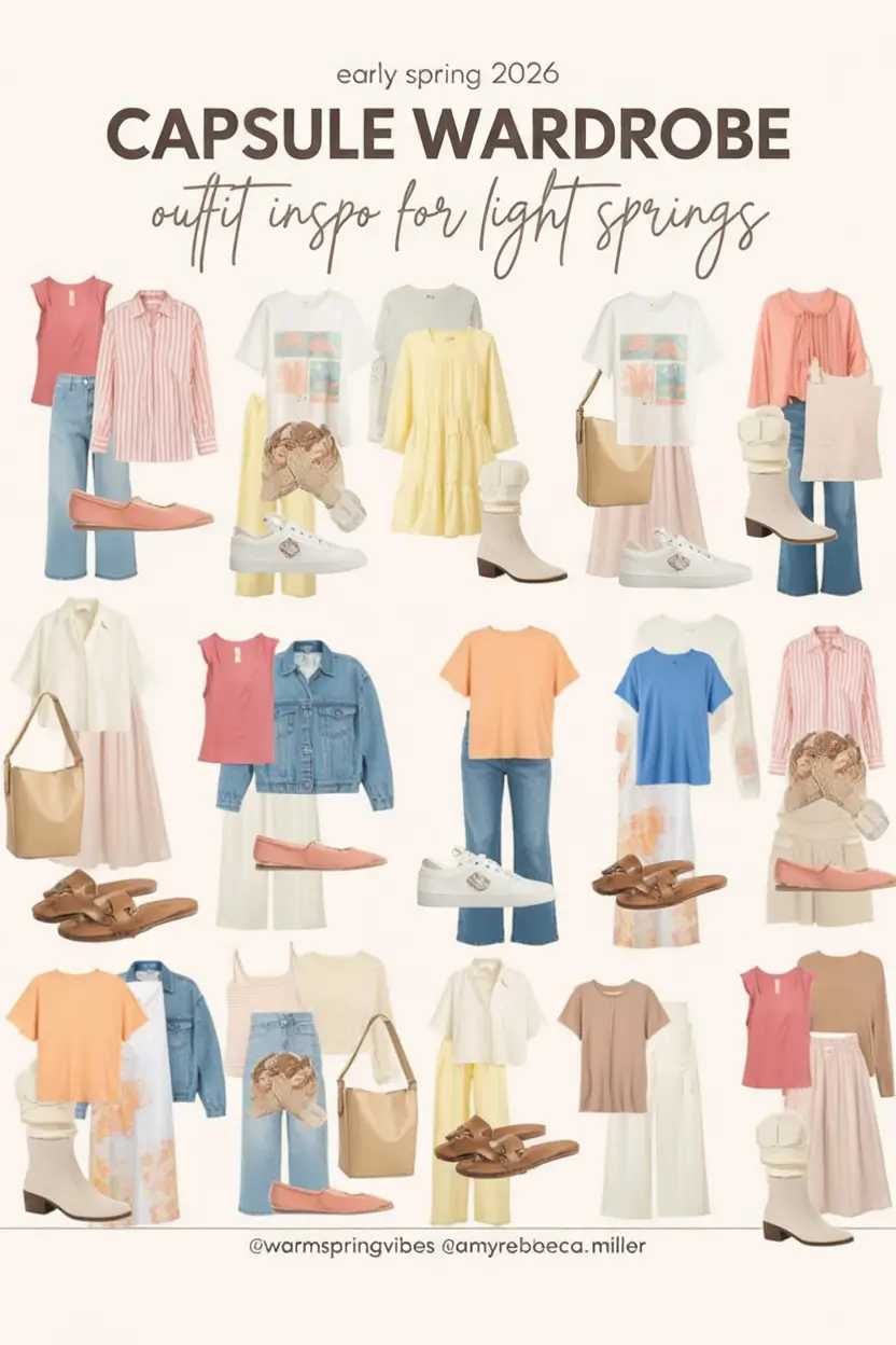 Spring Wardrobe Styles 2026: Fresh Capsule Ideas for a Modern Seasonal Closet