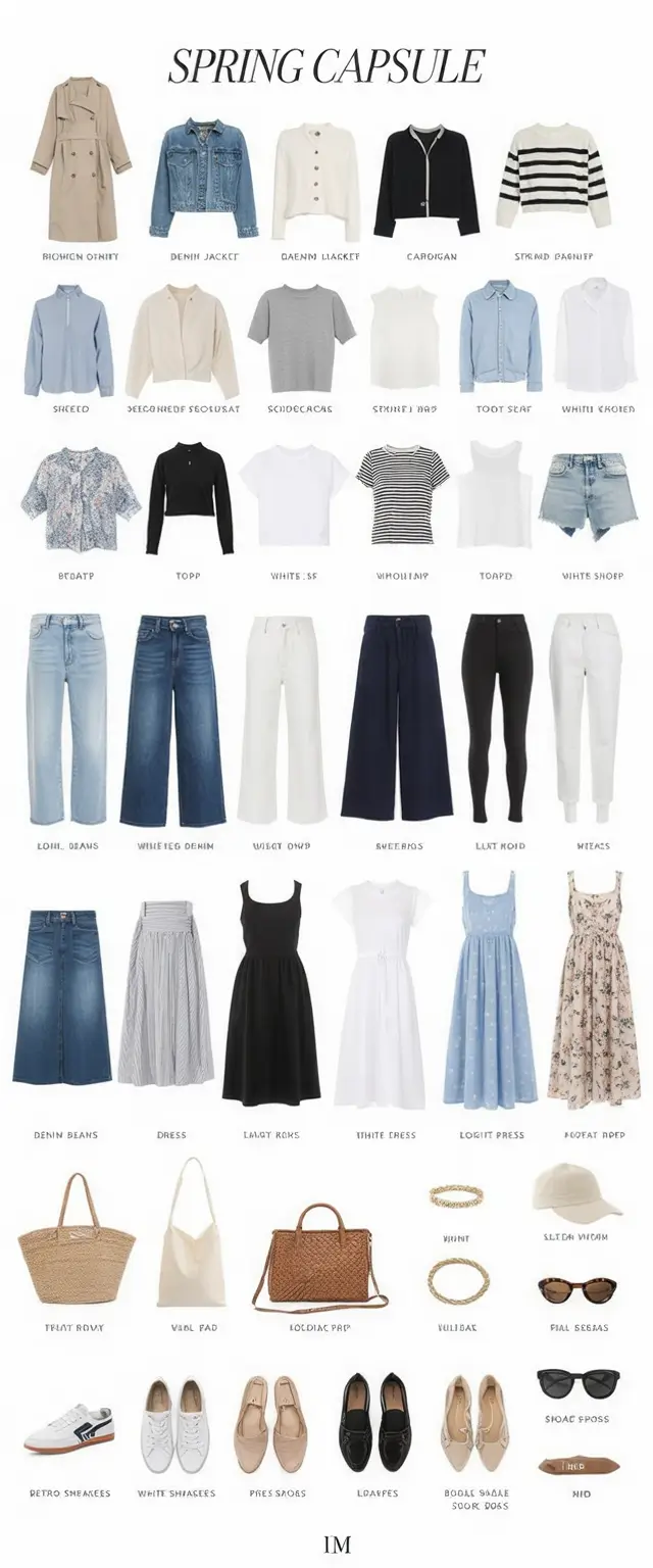 Spring Wardrobe Styles 2026: Fresh Capsule Ideas for a Modern Seasonal Closet