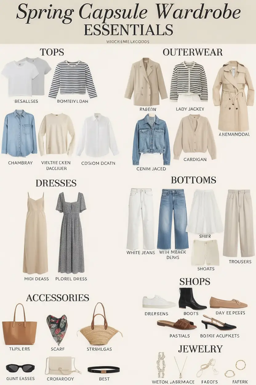 Bohemian Spring Capsule Wardrobe 2026: Inspiring Outfits for an Effortless Seasonal Refresh