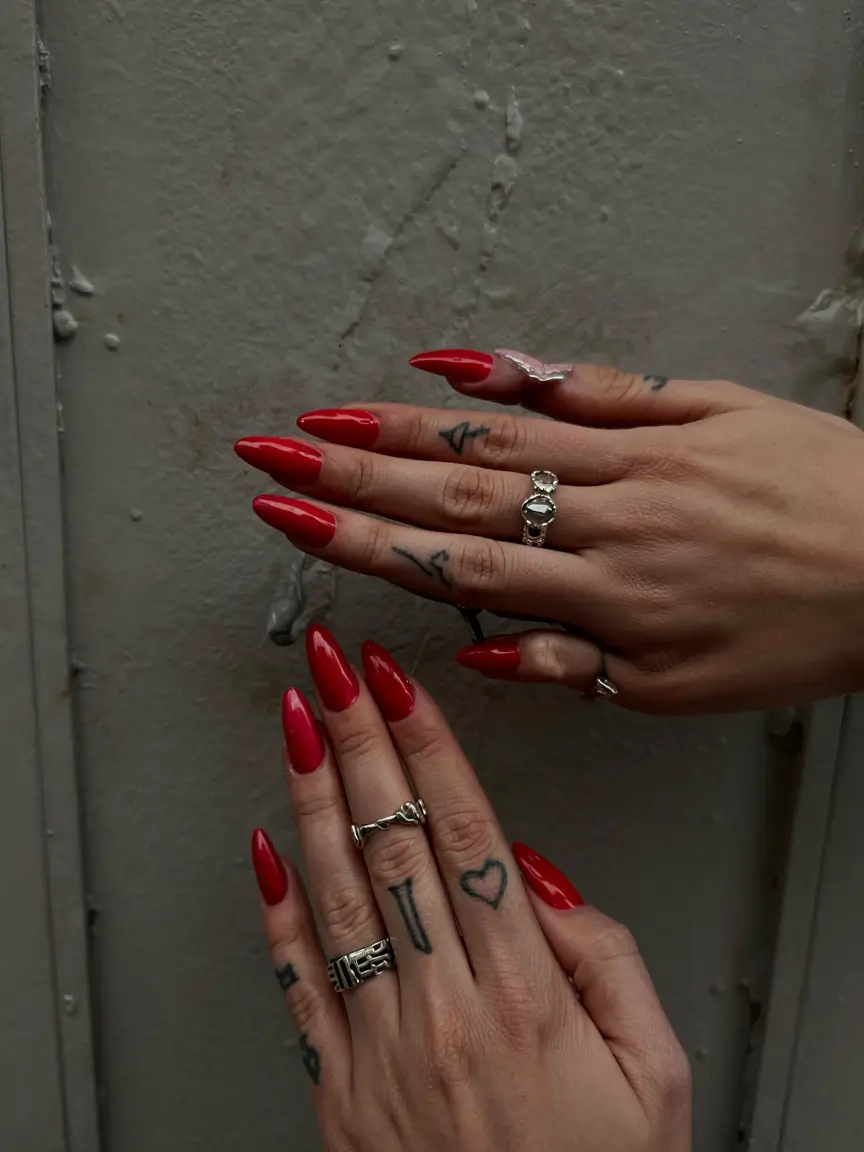 Elegant Red Spring Nails Ideas 2026: Chic Almond, French Tip, Cherry & Short Designs for the Season