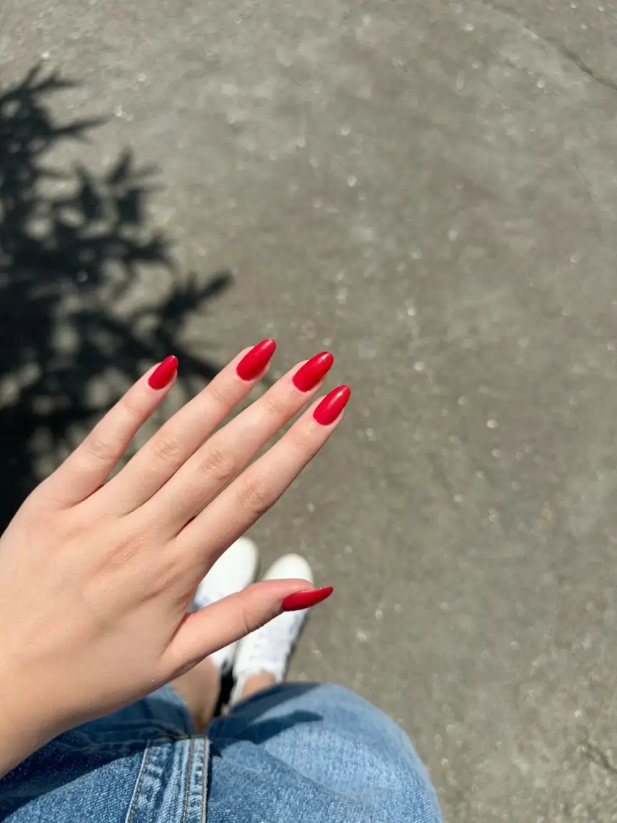 Elegant Red Spring Nails Ideas 2026: Chic Almond, French Tip, Cherry & Short Designs for the Season