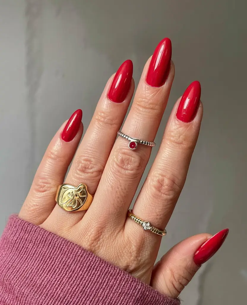 Elegant Red Spring Nails Ideas 2026: Chic Almond, French Tip, Cherry & Short Designs for the Season