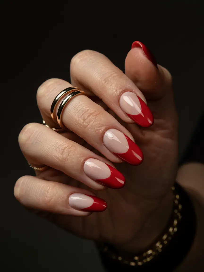 Elegant Red Spring Nails Ideas 2026: Chic Almond, French Tip, Cherry & Short Designs for the Season