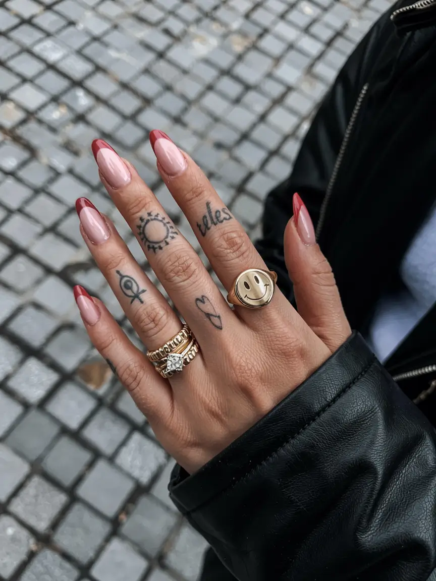 Elegant Red Spring Nails Ideas 2026: Chic Almond, French Tip, Cherry & Short Designs for the Season