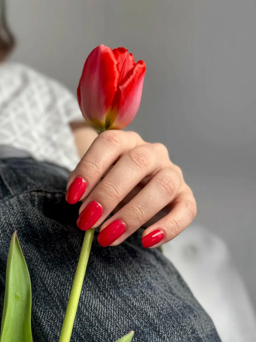 Elegant Red Spring Nails Ideas 2026: Chic Almond, French Tip, Cherry & Short Designs for the Season