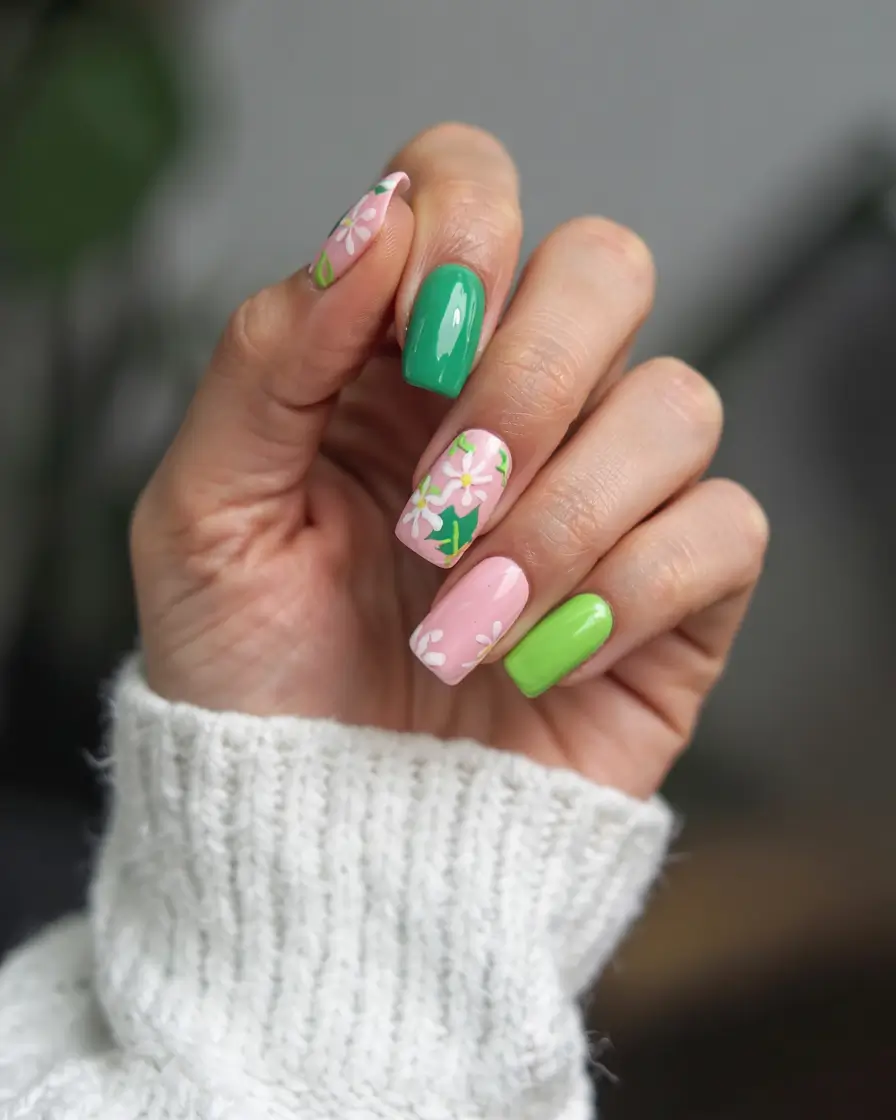 Glam Spring Nails Square 2026: Stunning Ideas for Chic and Modern Manicures